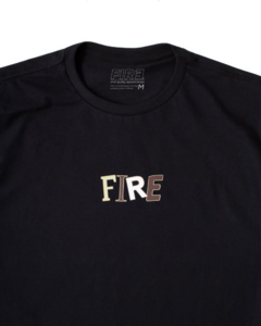 Camiseta Fire Random Letters - comprar online