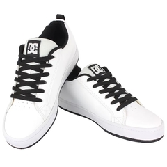 Tênis DC Shoes Court Graffik SD White Black White - comprar online