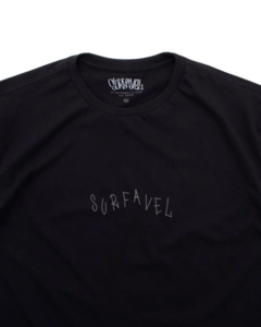 Camiseta Surfavel Forever Vacation (Preta) na internet