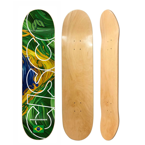 Shape Cisco Skate Marfim Braza - 8/8.125/8.25 #Nossojogoéskate + Lixa  Grátis - Cisco Skate Shop - Loja Online de Skate, Entregamos para todo o  Brasil