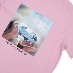 Camiseta Diamond Forever Tee Pink - comprar online