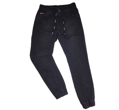 Calça Feminina Jogger Wats Girl Jeans Black