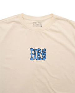 Camiseta Fire Dripping Blue (Areia) - comprar online