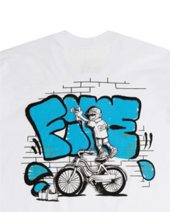 Camiseta Fire Bicycle Supporting To Make Graffitti - Z42 boardshop