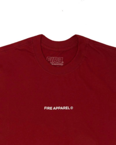 Camiseta Fire Graff Tags (Vinho) - comprar online