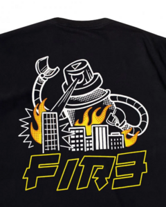 Camiseta Fire Robot Spray - Z42 boardshop