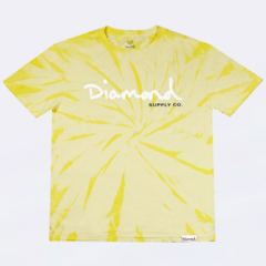 Camiseta Diamond OG Script Tie Dye Banana na internet