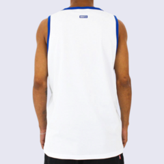 Camiseta Regata Wats Logo Recorte Branca - comprar online