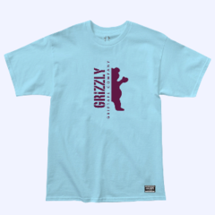 Camiseta Grizzly Down The Middle (Carolina Blue)