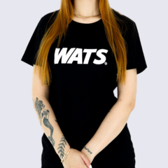 Camiseta Wats Girl Logo (Preto)