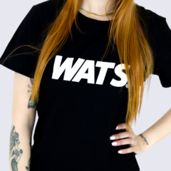 Camiseta Wats Girl Logo (Preto) na internet