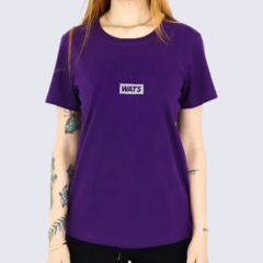 Camiseta Wats Girl Box Refletivo (Violeta)