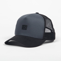 Bone Billabong Rubber Icon Trucker (Cinza Escuro)