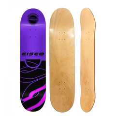 Shape Cisco Skate Fiber Decks Logo Seta #2 7.75"