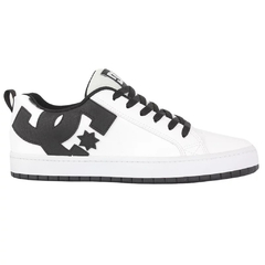 Tênis DC Shoes Court Graffik SD White Black White