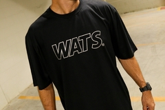 Camiseta Wats Outline (Preta) - comprar online