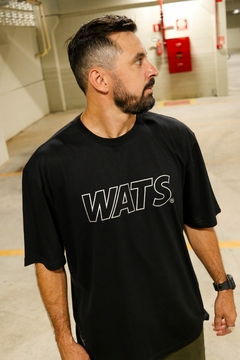 Camiseta Wats Outline (Preta) na internet