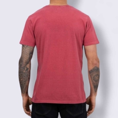 Camiseta Especial Big RVCA Estonada Rosa Escuro na internet