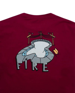 Camiseta Fire Hype Bowl (Vinho Rouge) na internet