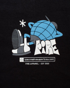 Camiseta Fire Globe Support Crew - loja online