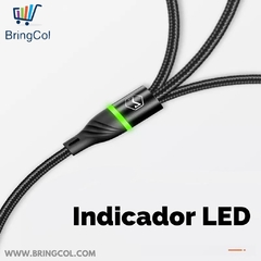CABLE CON INDICADOR LED 3 EN 1 MCDODO - comprar online
