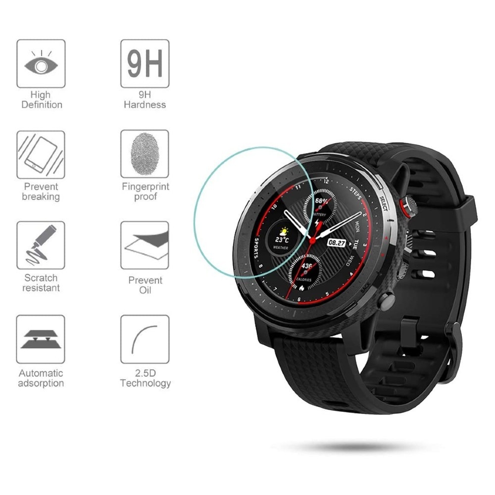 Vidrio Templado para Amazfit Stratos 3 mi store