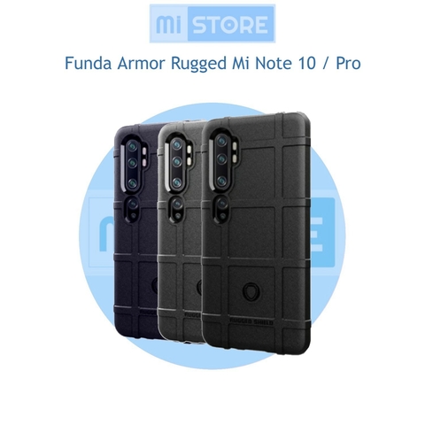 Funda Armor Rugged Mi Note 10 / Pro