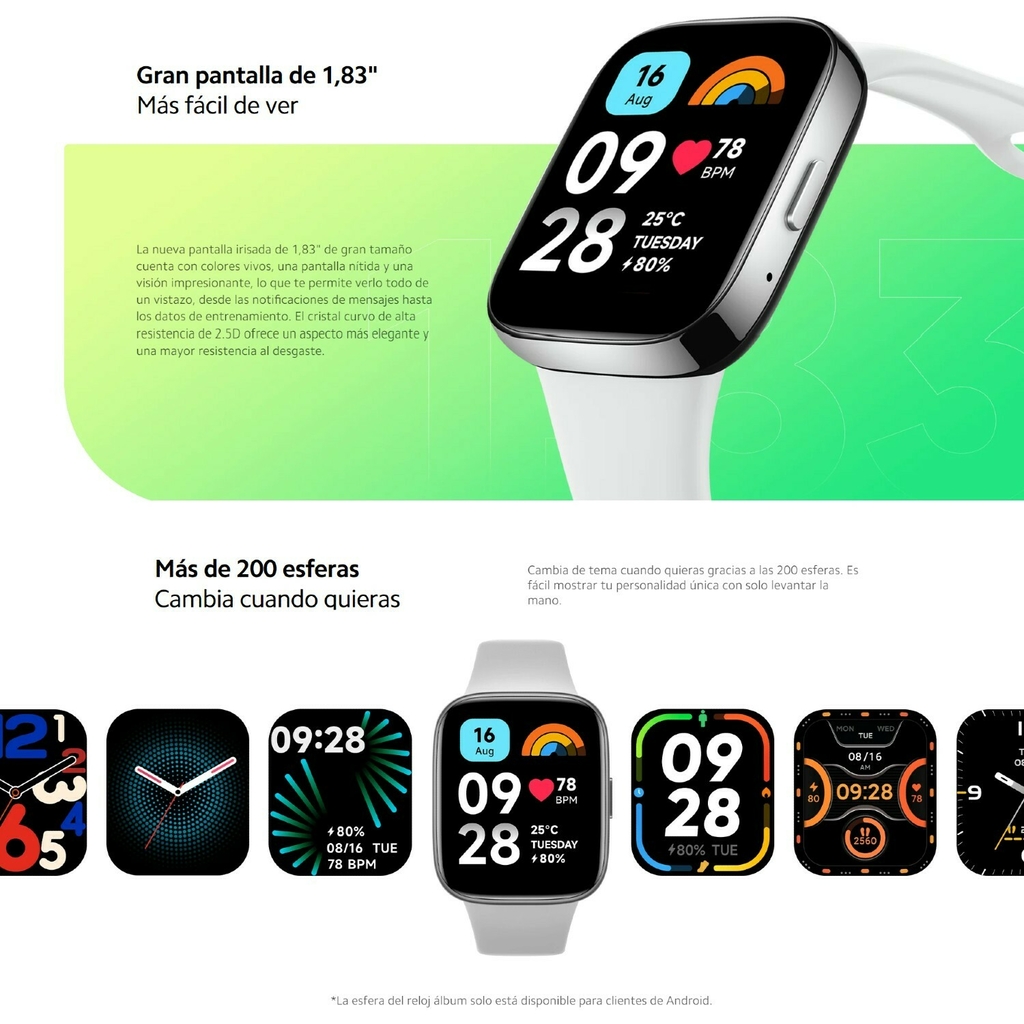 Smartwatch Xiaomi Redmi Watch 3 Active mi store