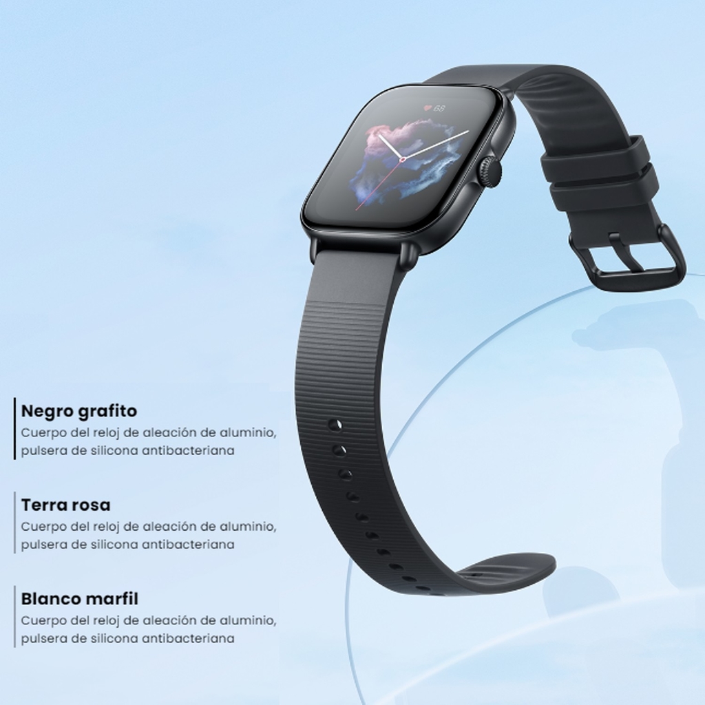 Amazfit GTS 3 Reloj Smartwatch Blanco Marfil