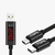 Cable TOPK Con Panel LCD Mide Voltaje/amp tipo Micro USB AC27 - comprar online