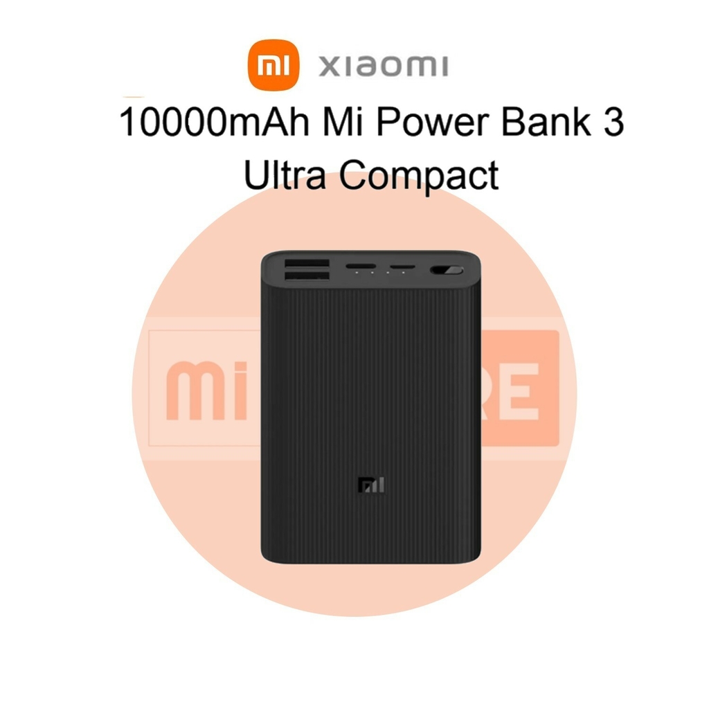 Xiaomi Mi Power Bank 3 Ultra Compact 10,000 Mah