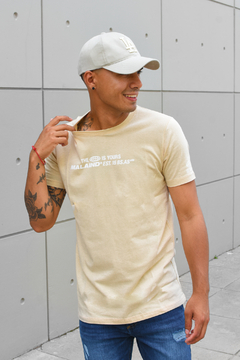 Remera YOURS (Beige)