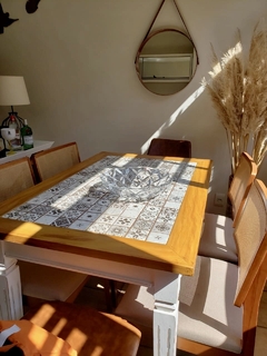 mesa-jantar-rustica-madeira-demolicao-azulejo