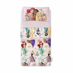 Juego de sábanas Piñata Disney Princesas 1 Plaza
