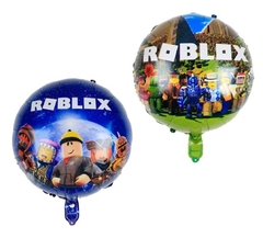 Globo Redondo de 35cm fondo Azul de Roblox - comprar online