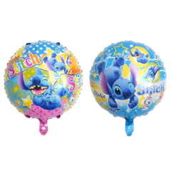 Globo Stitch de 45cm Con arco iris