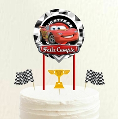 Topper para torta de Cars