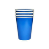 6 Vaso de polipapel laminado Azul 260cc