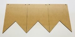 Banderines de madera doble pico x 5 unidades
