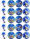 Plancha de 20 calcos de Sonic