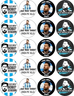 20 calcos para Recortar de Messi que miras Bobo