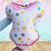 Globo Body con florcitas 50cm