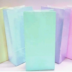 10 bolsas golosineras colores pasteles en internet