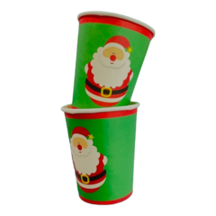 10 Vasos de Polipapel Papá Noel Navidad - comprar online