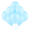 10 globos Celestes de 10" latex