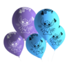 6 globos estampados de Stitch Premium