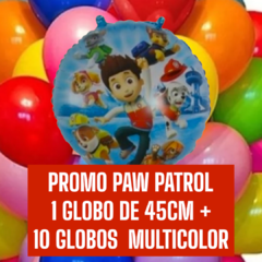 Promo 11 Globos Paw Patrol