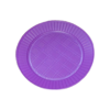10 Platos violetas Descartables biodegradable