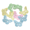 10 Mariposas Troqueladas en colores Pasteles Variadas