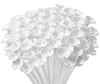 10 Porta globos blancos de 40cm